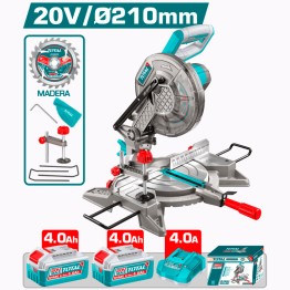 SIERRA INGLETADORA A BATERIA 20V BL 210MM