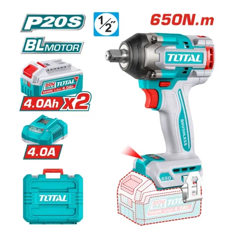 LLAVE DE IMPACTO 650NM 1/2 TOTAL