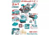 Thumbnail Combo Kit Taladro Percutor 66nm - Sierra Circular 140mm - Lijadora Total 20v0