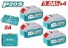 Thumbnail Kit de batería y cargador de litio TOTAL P20S 5AH0