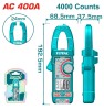 Thumbnail Pinza Amperimetrica AC Digital 4000 cuentas 400V A.AC / V.AC / V.DC / Resistencia0