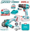 Thumbnail COMBO KIT TALADRO DE IMPACTO 66NM Y AMOLADORA 115MM A BATERÍAS 20V BL  TOTAL0